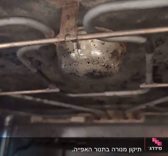 תנור עם גוף חימום ומאוורר פנימי